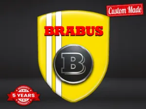 Brabus Bumper Sticker Printing High End Professional Minimal
